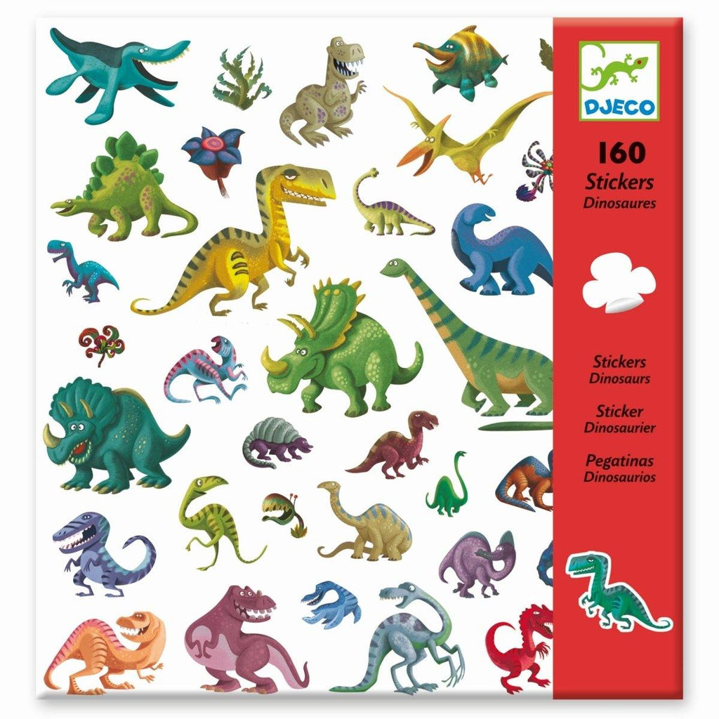 Sticker: Dinosaurier von DJECO Dark Olive Green Djeco