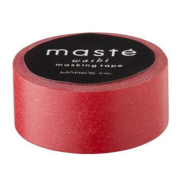 MASTÉ Washi-Tape Red Firebrick Masté