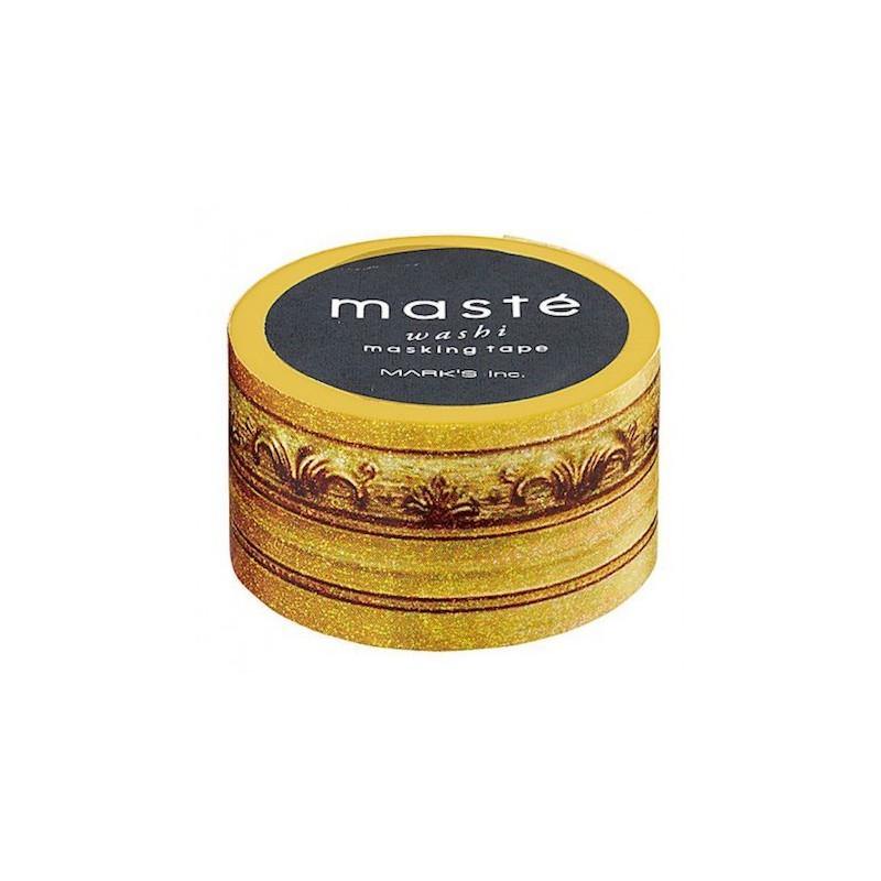 MASTÉ Washi-Tape Multi Classical Frame Goldenrod Masté
