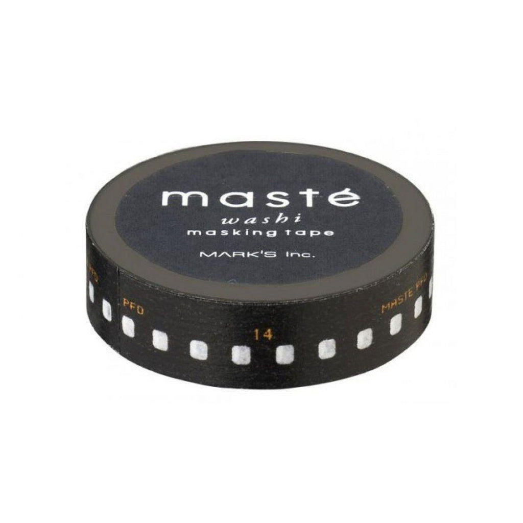 MASTÉ Washi-Tape Negativ Film Dark Slate Gray Masté