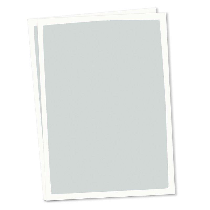 10 Blanko Karten A6 - arctis hell Light Gray catsonappletrees
