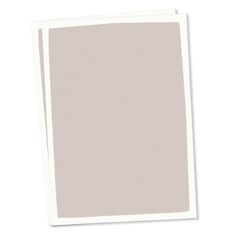 10 Blanko Karten A6 - rose Light Gray catsonappletrees