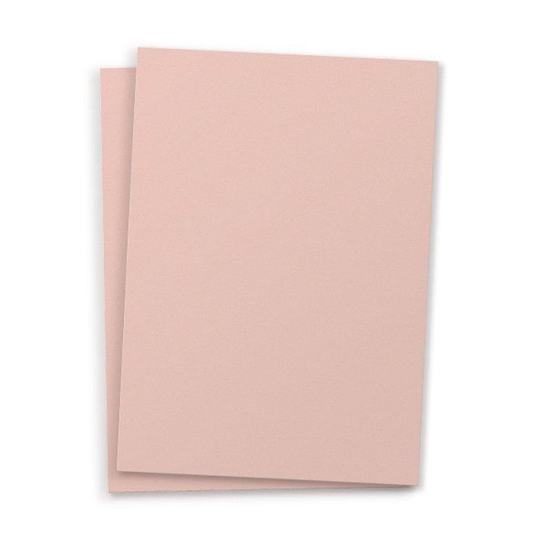 10 Blankokarten A6 - blush Light Pink catsonappletrees