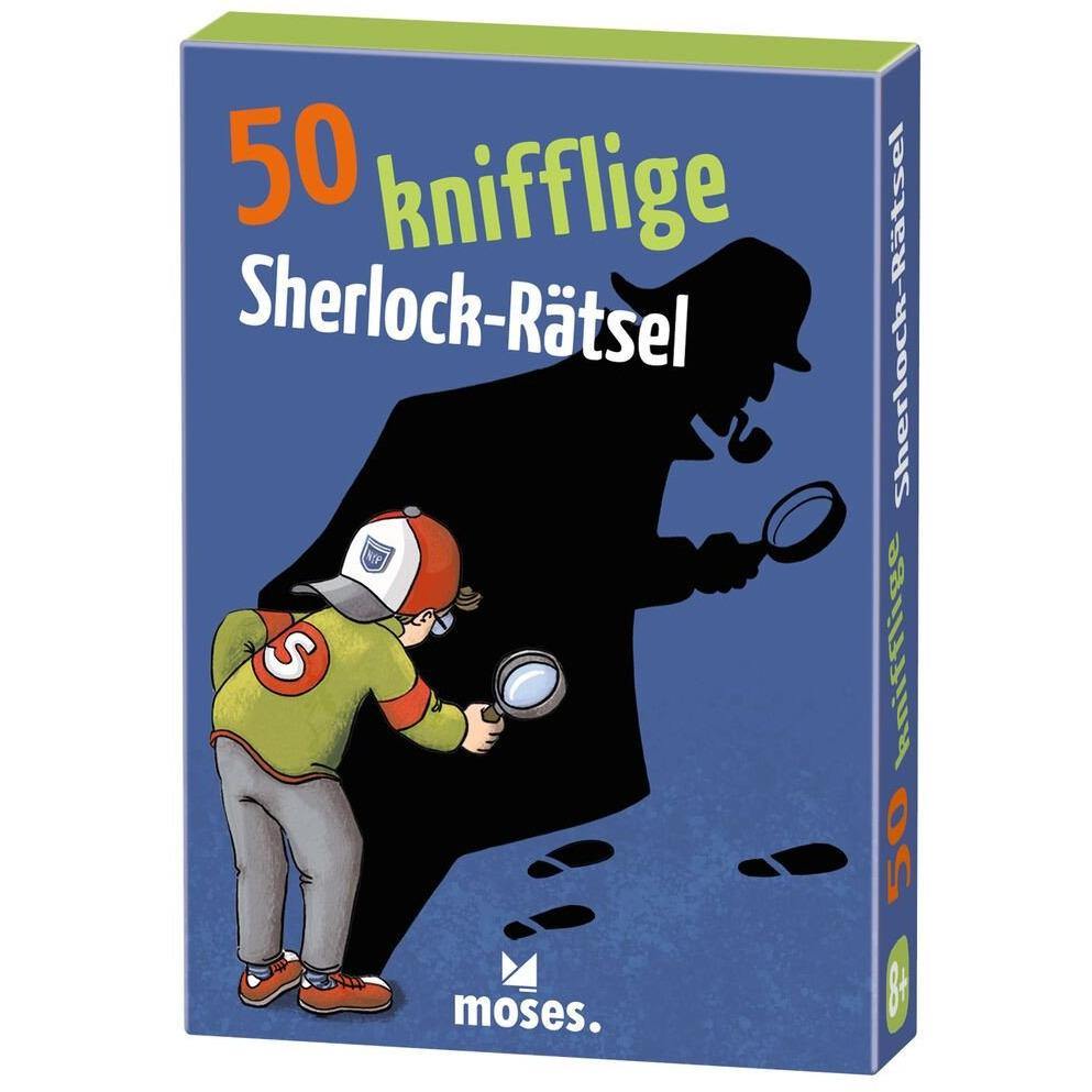 50 knifflige Sherlock-Rätsel Dark Slate Blue Moses