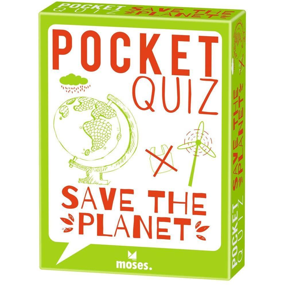 Pocket Quiz - Save the planet Orange Red Moses