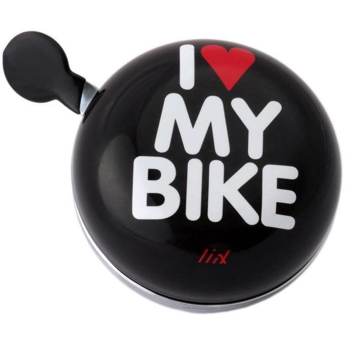 Liix Ding Dong Bell I love my Bike Black Liix