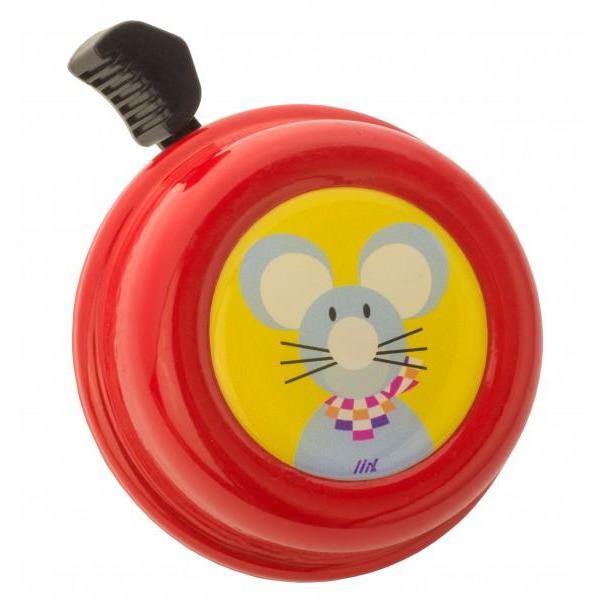 (7686) Liix Color Bell Mouse Red Goldenrod Liix