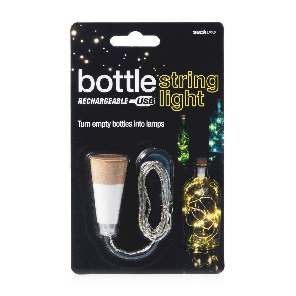 Bottle String Light Black suckUK