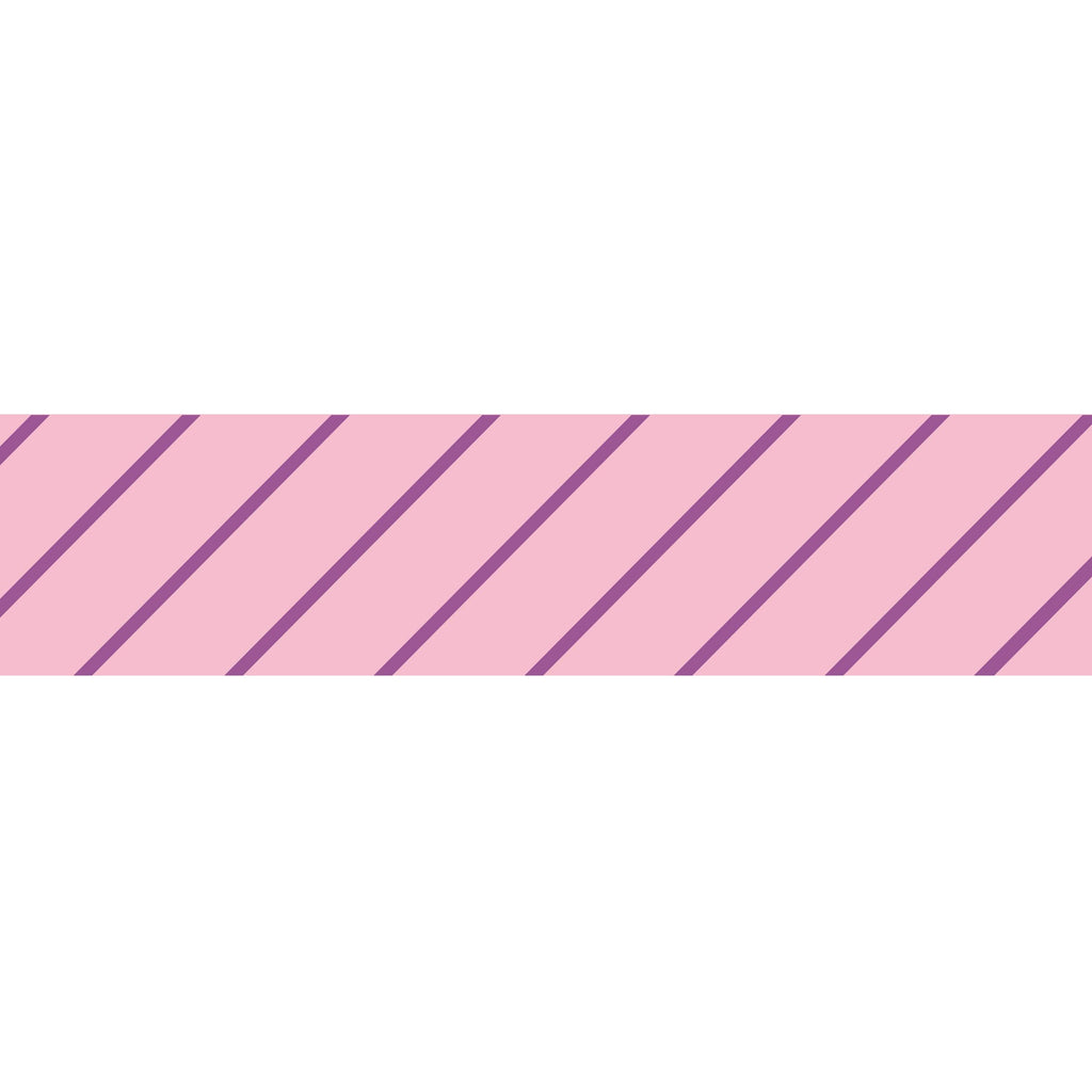 MASTÉ Washi-Tape Neon Purple Stripe Basic Pink Masté