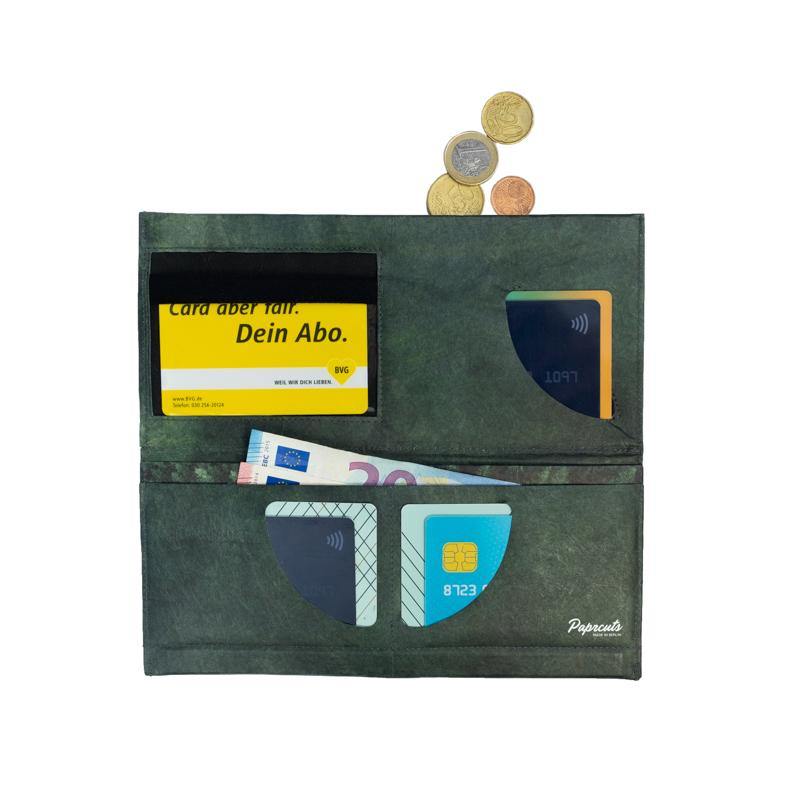 Portemonnaie XL  - Foggy Moring Gold Paprcuts