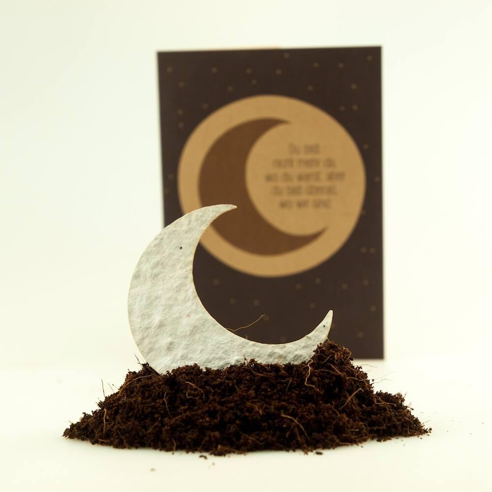 Grußkarte - Trauerkarte Dark Khaki Die Stadtgärtner