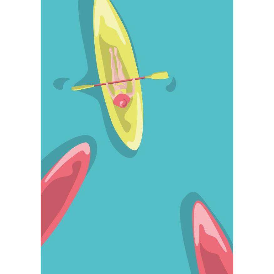 luminous | Canoes Medium Turquoise nobis design