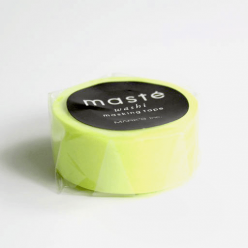 MASTÉ Washi-Tape Neon Yellow Khaki Masté