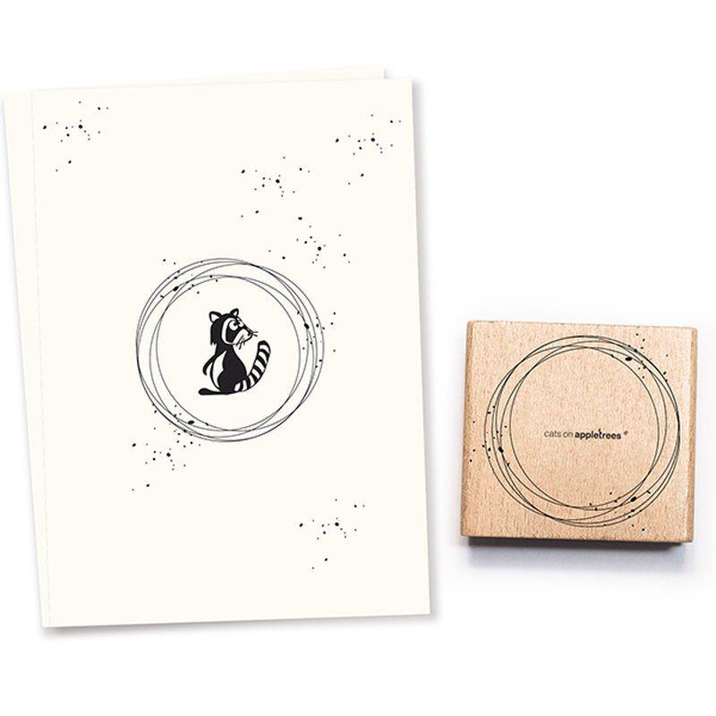 Stempel Konfettiringe Tan catsonappletrees