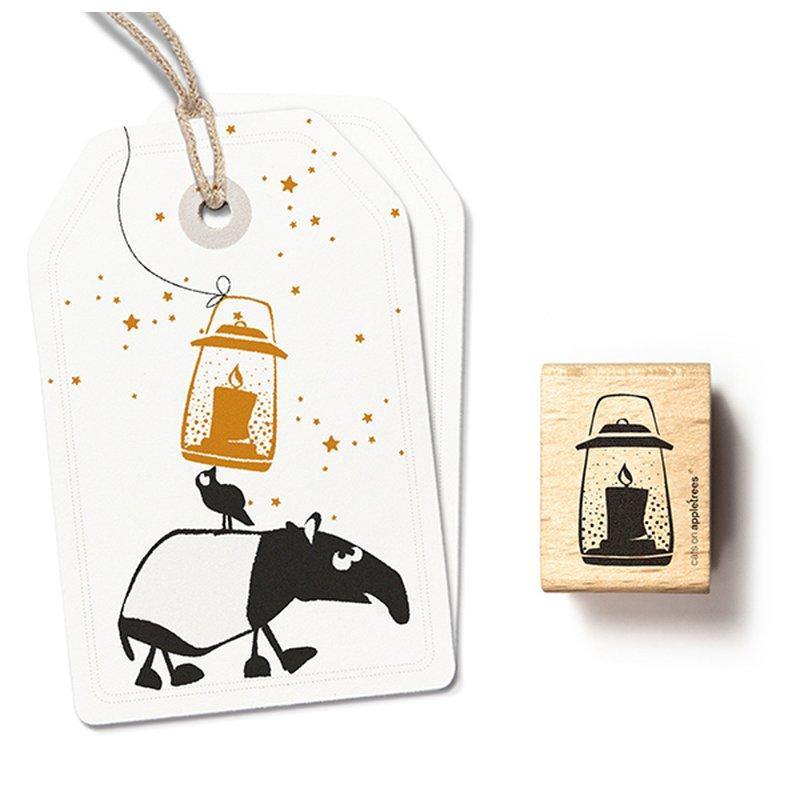 Stempel Laterne 3 Bisque catsonappletrees