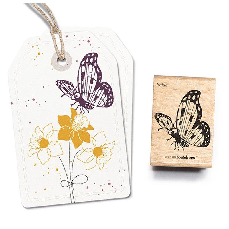 Stempel Schmetterling Isolde Bisque catsonappletrees