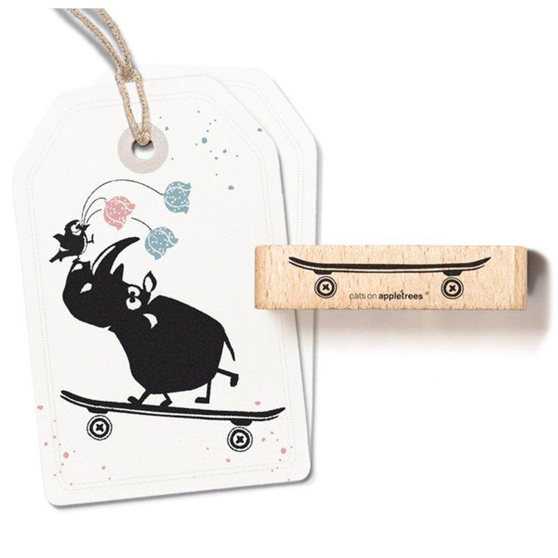Stempel Skateboard Bisque catsonappletrees