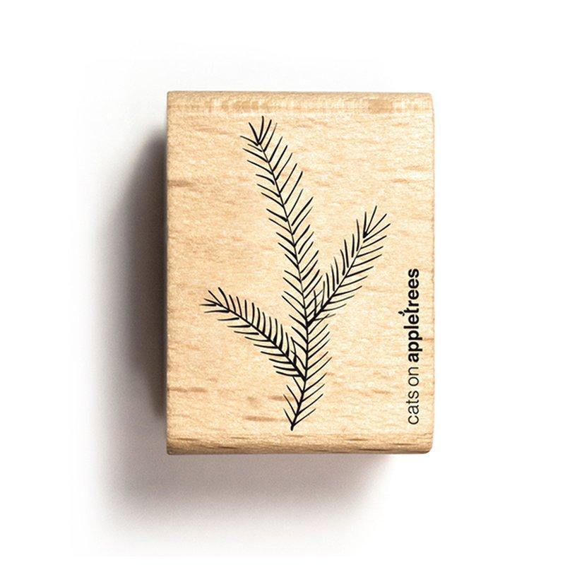 Stempel Tannenzweig Bisque catsonappletrees