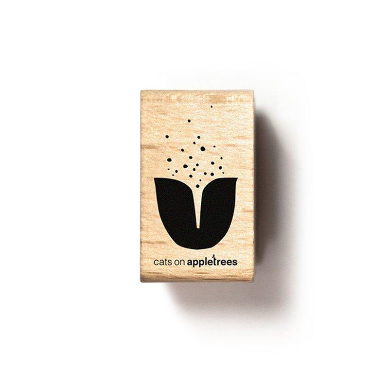 Stempel Tulpe 4 Bisque catsonappletrees